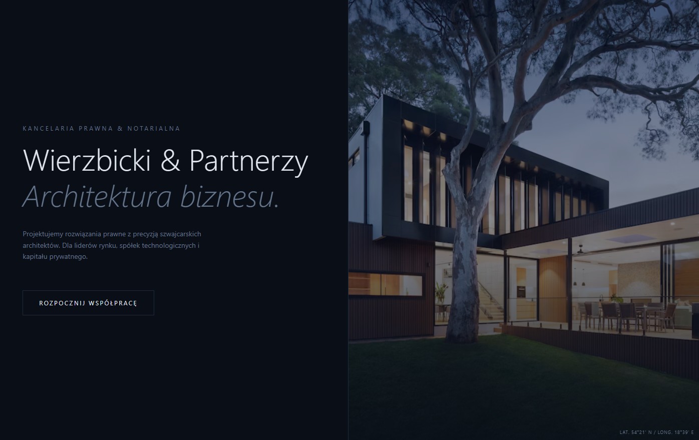 WIERZBICKI & PARTNERZY — KANCELARIA PRAWNA / CORPORATE / NOTARIAT